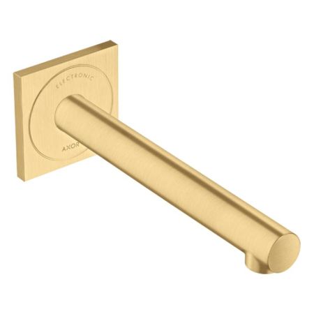 AX Uno Эл. Смеситель для раковины, наст., цвет шлифованное золото, артикул 45111250