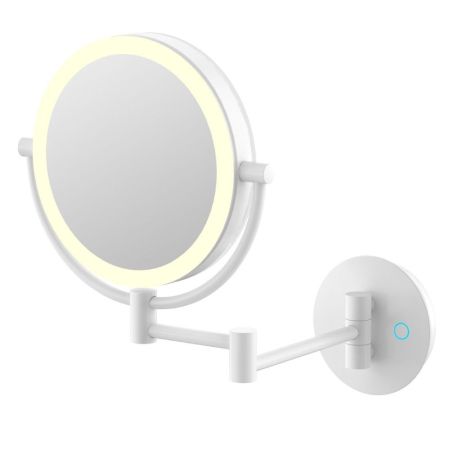 Зеркало косметическое JAVA S-M222W, белый, артикул S-M222W