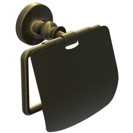 Держатель туалетной бумаги Rush Crete CR35111 с крышкой Бронза, артикул CR35111