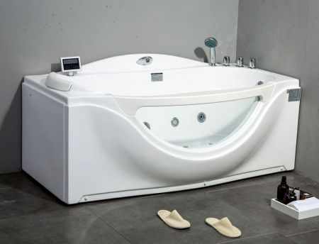 Акриловая ванна Gemy G9072 K 171х92 L с гидромассажем