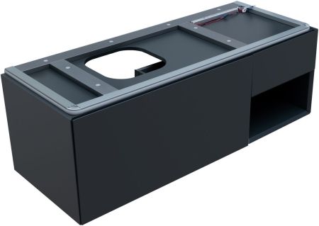 Тумба под раковину Allen Brau Infinity 120 1.21006.AM L антрацит матовый, артикул 1.21006.AM