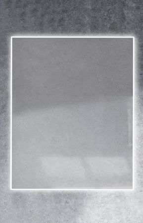 Xpertials SHIRA, зеркало 60х80 см, LED свет, вкл/выкл с диммером, антизапотевание, артикул 84354135-43509