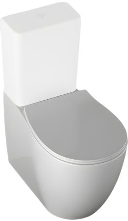 Чаша напольного унитаза Allen Brau Fantasy 4.11009.20 белый глянец, артикул 4.11009.20