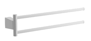 Полотенцедержатель поворотный двойной BELZ B91512, белый