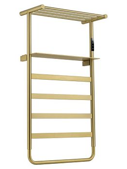 Полотенцесушитель электрический WONZON & WOGHAND DÜSSELDORF, Брашированное золото (WW-A208-BG)