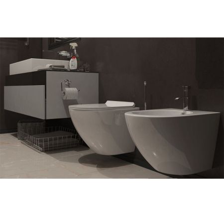 Унитаз Timo Kulo TK-403 подвесной с сиденьем Микролифт, артикул TK-403