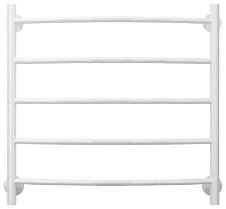 Полотенцесушитель водяной СТИЛЬЕ "Версия-Н2" 600х600 (5) Г 18 (Белый)