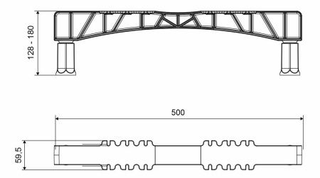 Ножки для ванн EXCELLENT NWT-50