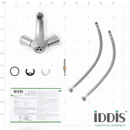 Смеситель для раковины Iddis Bounce BOUSB00i01 Хром