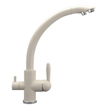 Смеситель для кухни Ulgran UQ-017-02, лен, артикул UQ-017-02