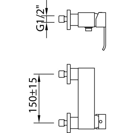 Смеситель Clever Marina Evo 99422 для душа, артикул 99422