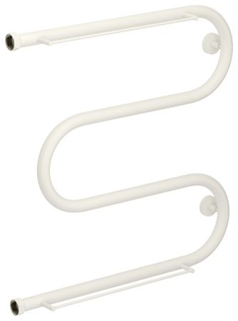 Полотенцесушитель водяной "М-обр.+" 2П 600х600 Н. Г. 1" (Матовый Белый), артикул 30-4008-6060