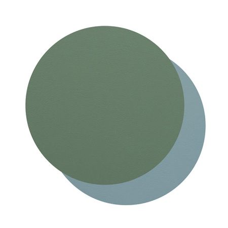 ADJ Круглый плейсмат, D30 см., цвет: небесный/эвкалипт, артикул 0005.50/60