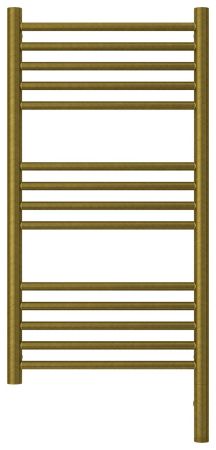 Полотенцесушитель электрический "БОГЕМА 3.0" прямая 800х400 / МЭМ правый (Состаренная бронза)