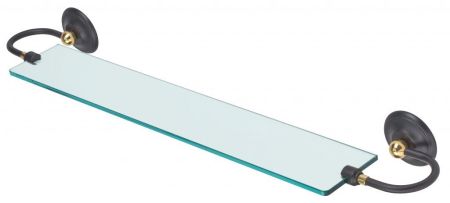 Полка стеклянная ART&MAX SOPHIA AM-2147, артикул AM-2147-Nero/Do-Ant