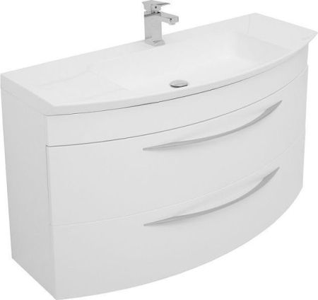 Тумба с раковиной De Aqua Лонг 120 белый, артикул 00212711
