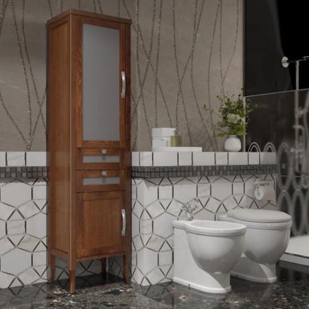 Тумба с раковиной Мираж 80 Opadiris Светлый орех