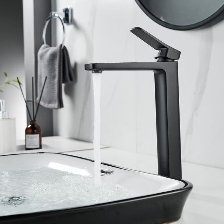 Смеситель для раковины Shevanik S9911H, черный, артикул S9911H