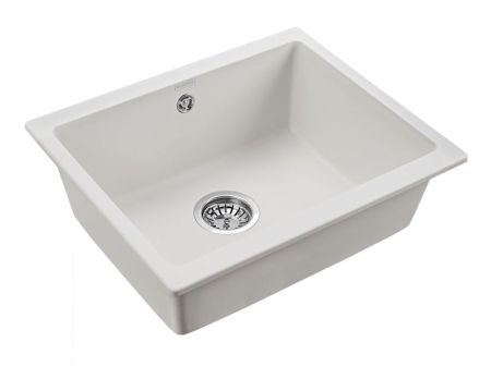 Кухонная мойка Paulmark Gera 55 PM205546-WH Белая, артикул PM205546-WH