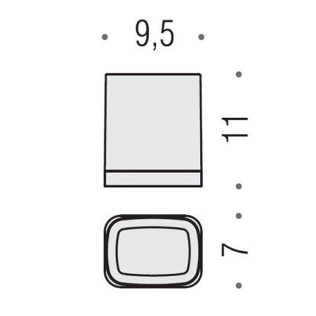 Colombo Time Стакан подвесной, цвет: хром/матовое стекло, артикул W4202.CR-VAN