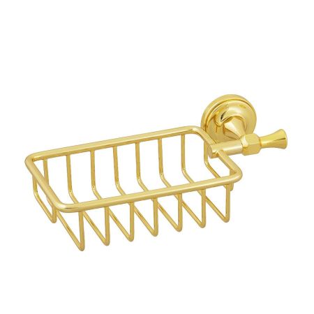 FORTUNA Решетка-корзинка настенная, золото, артикул 27702