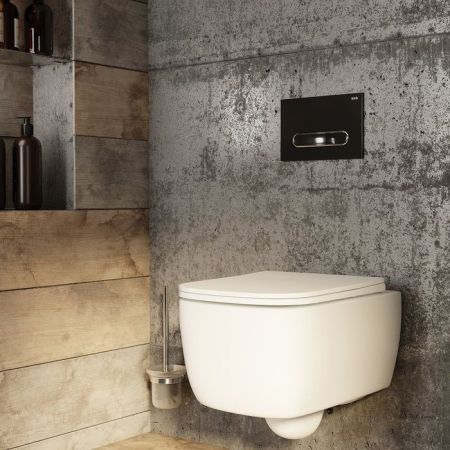 Клавиша смыва Iddis Unifix UNI71MBi77 Черный, артикул UNI71MBi77