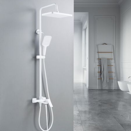 Душевая система Shevanik S4436C, белый