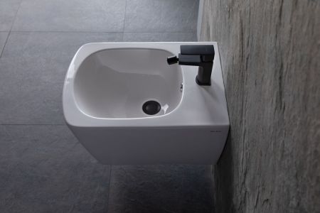 Смеситель для биде Allen Brau Infinity 5.21004-31 (с донным клапаном) черный матовый, артикул 5.21004-31