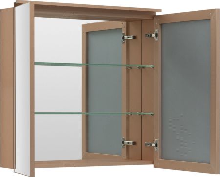 Зеркальный шкаф De Aqua Алюминиум 80 медь, артикул 00261766