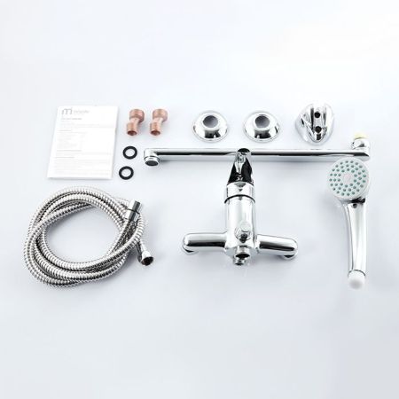 Смеситель для ванны Milardo Hudson HUDSBLCM10 универсальный хром