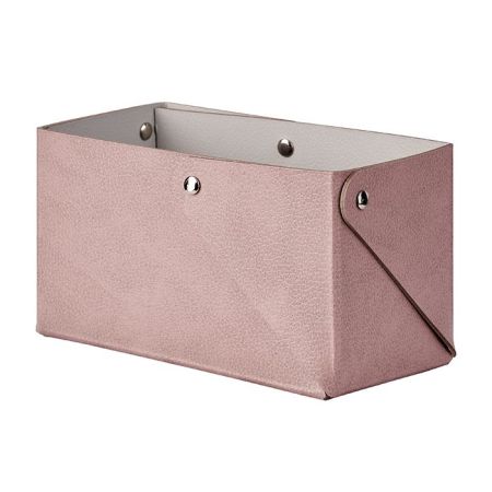 ADJ Коробочка MIU для чайных пакетов, 7x17xH8 см., цвет: пепельная роза/устричный, артикул 0050.07/02