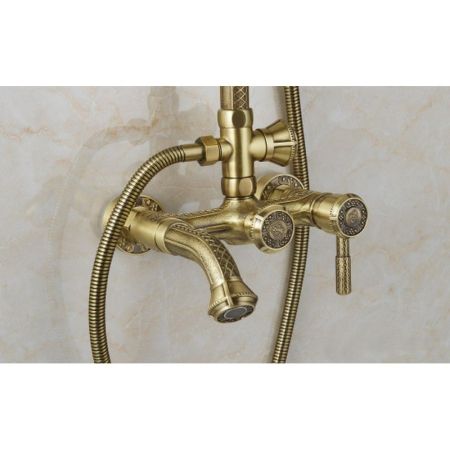 Душевая система ZorG Antic A 201DS-BR Бронза, артикул A 201DS-BR