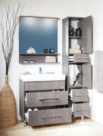 Тумба под раковину Бриклаер Чили 80 серая лиственница, артикул 4627125415234