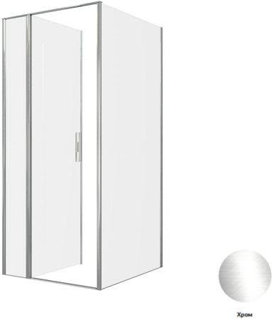 Душевой уголок Allen Brau Priority 90x100 3.31025.00 + 3.31046.00 хром, артикул 3.31025.00 + 3.31046.00