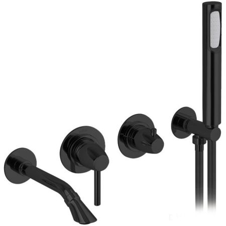 Смеситель для ванны Webert Opera moderna OE860312560 Черный матовый