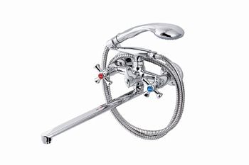 Смеситель для ванны с душем FAUZT FZs-701-07 тип См-ВУДРНШлА