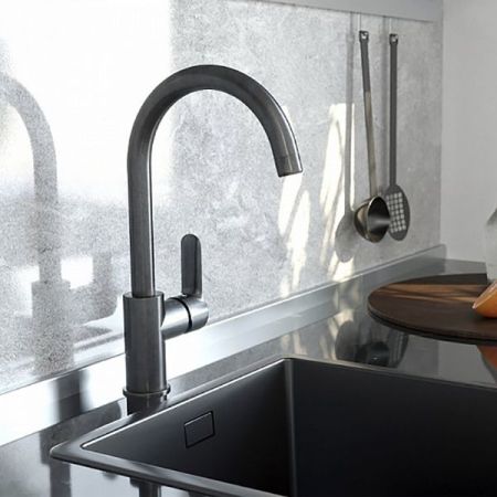 Смеситель для кухни Iddis Cuba CU4SBJ0I05 Состаренное серебро, артикул CU4SBJ0I05