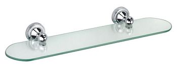 Стеклянная полка Fixsen Style FX-41103 Хром