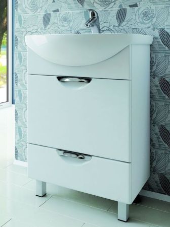 Тумба под раковину Vigo Callao 60 Белая, артикул J-2-600(Балтика)