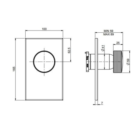 Fima Carlo Frattini Texture Collection Смеситель для душа, встраиваемый, цвет: чёрный матовый, артикул F5609X1HNS