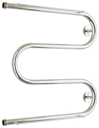 Полотенцесушитель "СТИЛЬЕ" М-обр. 2П 600х600 резьба-сгон 1" (Без покрытия), артикул 00014-6060