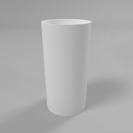 Умывальник WHITECROSS Altar D=43 (белый мат) иск. камень, артикул 0737.043043.200