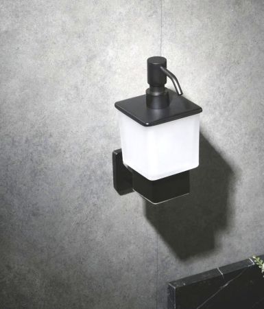 Дозатор жидкого мыла Rose RG1544H, черный, артикул RG1544H