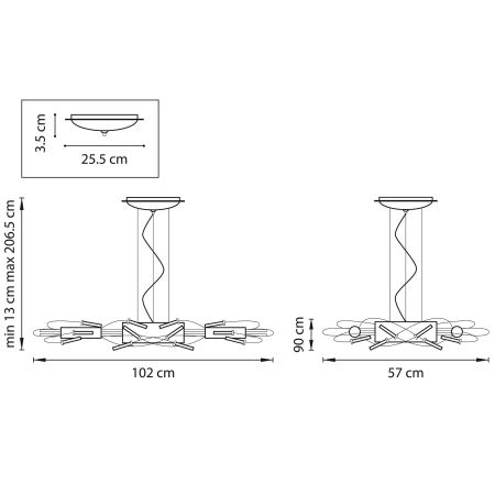 Люстра подвесная Ovale Lightstar 784346