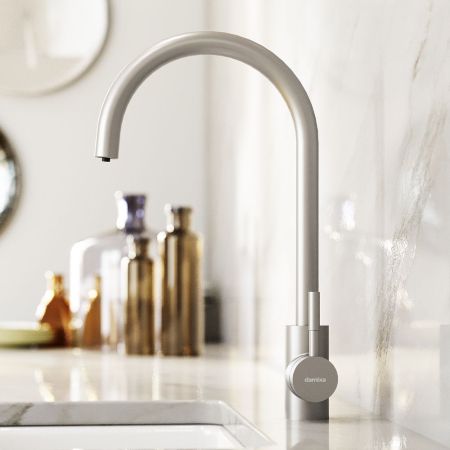 400721400 Merkur, смеситель для кухни с каналом для питьевой воды, никель