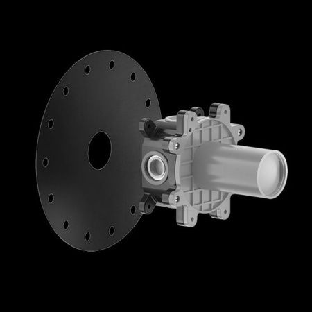 GESSI Встраиваемая часть однорычажного смесителя для душа/раковины, цвет Steel brushed