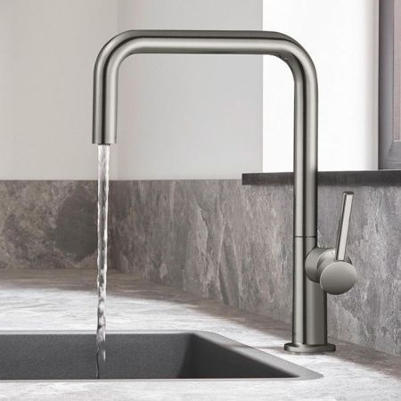 Смеситель для кухни, Hansgrohe, Talis M54, тип открывания воды-однорычажный, тип регулирования воды-керамический картридж, монтаж-на раковину/столешницу, отверстия для монтажа-1, высота, мм-339, вынос излива, мм-216, тип излива-поворотный, тип подводки-ги Смеситель для кухни, Hansgrohe, Talis M54, тип открывания воды-однорычажный, тип регулирования воды-керамический картридж, монтаж-на раковину/столешницу, отверстия для монтажа-1, высота, мм-339, вынос излива, мм-216, тип излива-поворотный, тип подводки-ги