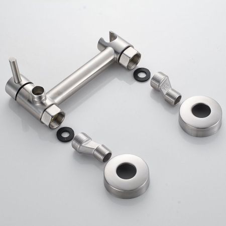 Гигиенический душ со смесителем Raffine F207L, сатин