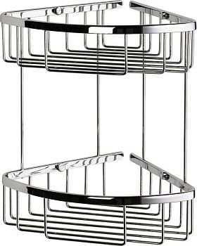 Sanibano, решетка угловая 2-х уровневая (20х20хh29 см), цвет черный матовый