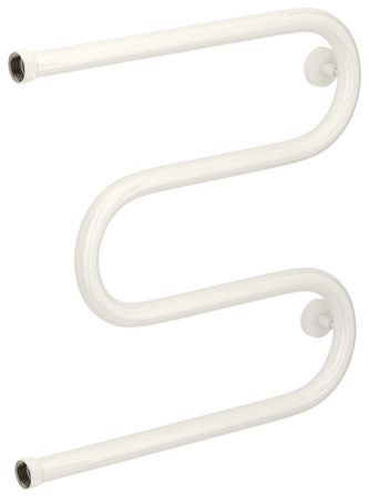 Полотенцесушитель водяной "М-обр.+" 500х500 Н. Г. 1" (Белый), артикул 12-4007-5050